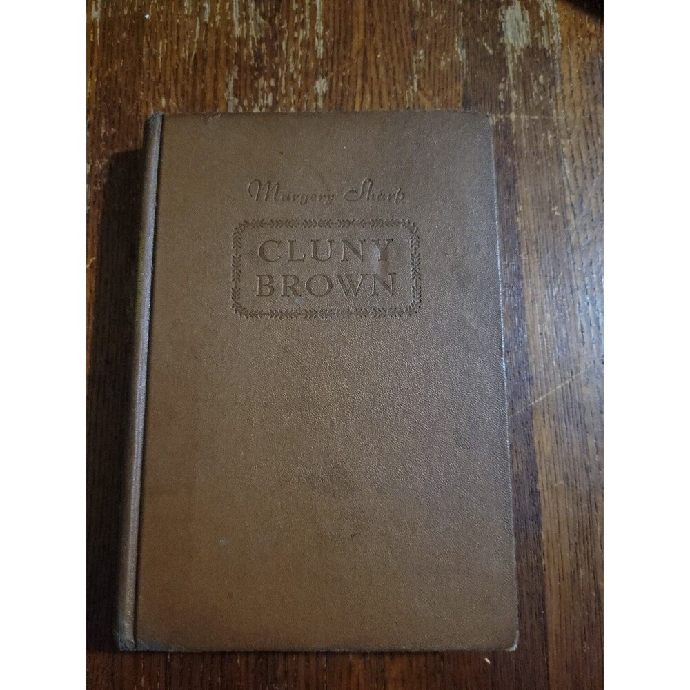 Cluny Brown Margery Sharp 1944 Hardcover Little Brown 1st Ed Romance Comedy Vtg